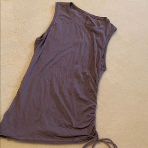Lululemon purple razor cut athletic top